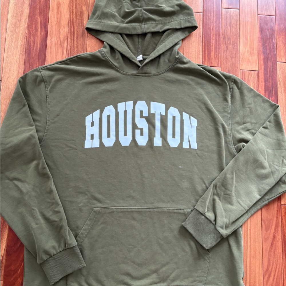 PRICE DROP! Houston Olive Green Hoodie